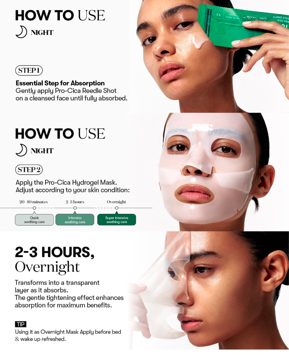 VT REEDLE SHOT 100 2 STEP MASK SET 5pcs Travel Exclusive