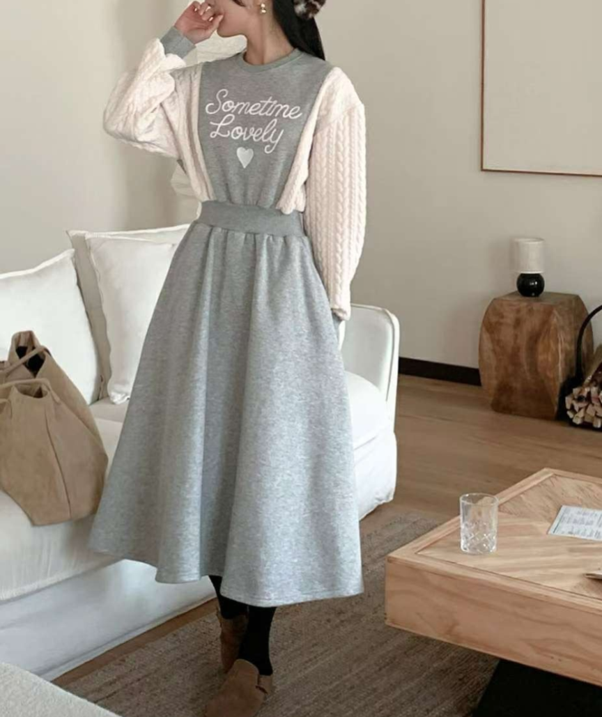 Embroidery Cotton Mixd OP Korea