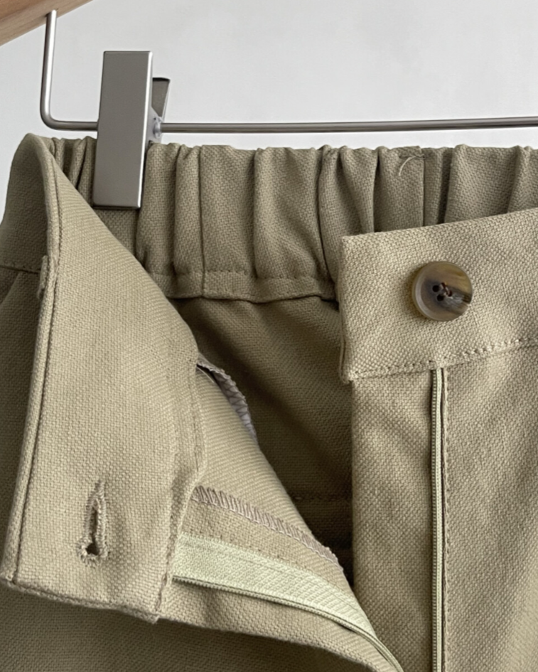 Layer Elastic Pants Korea