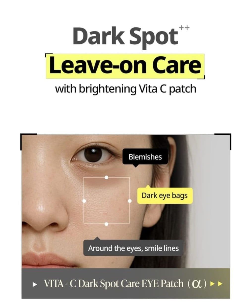 Goodal Green Tangerine VITA-C Dark Spot Care Eye Patch 90g 60pcs