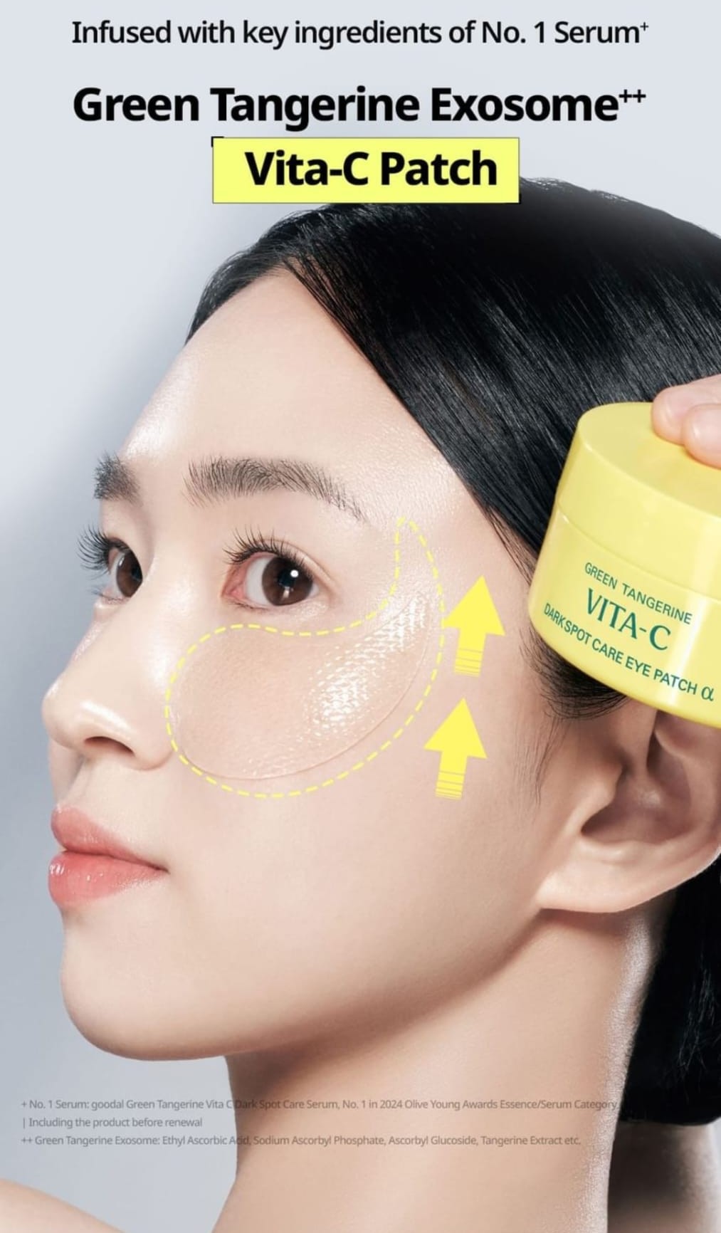Goodal Green Tangerine VITA-C Dark Spot Care Eye Patch 90g 60pcs