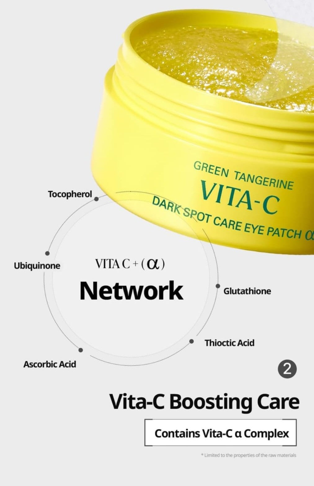 Goodal Green Tangerine VITA-C Dark Spot Care Eye Patch 90g 60pcs