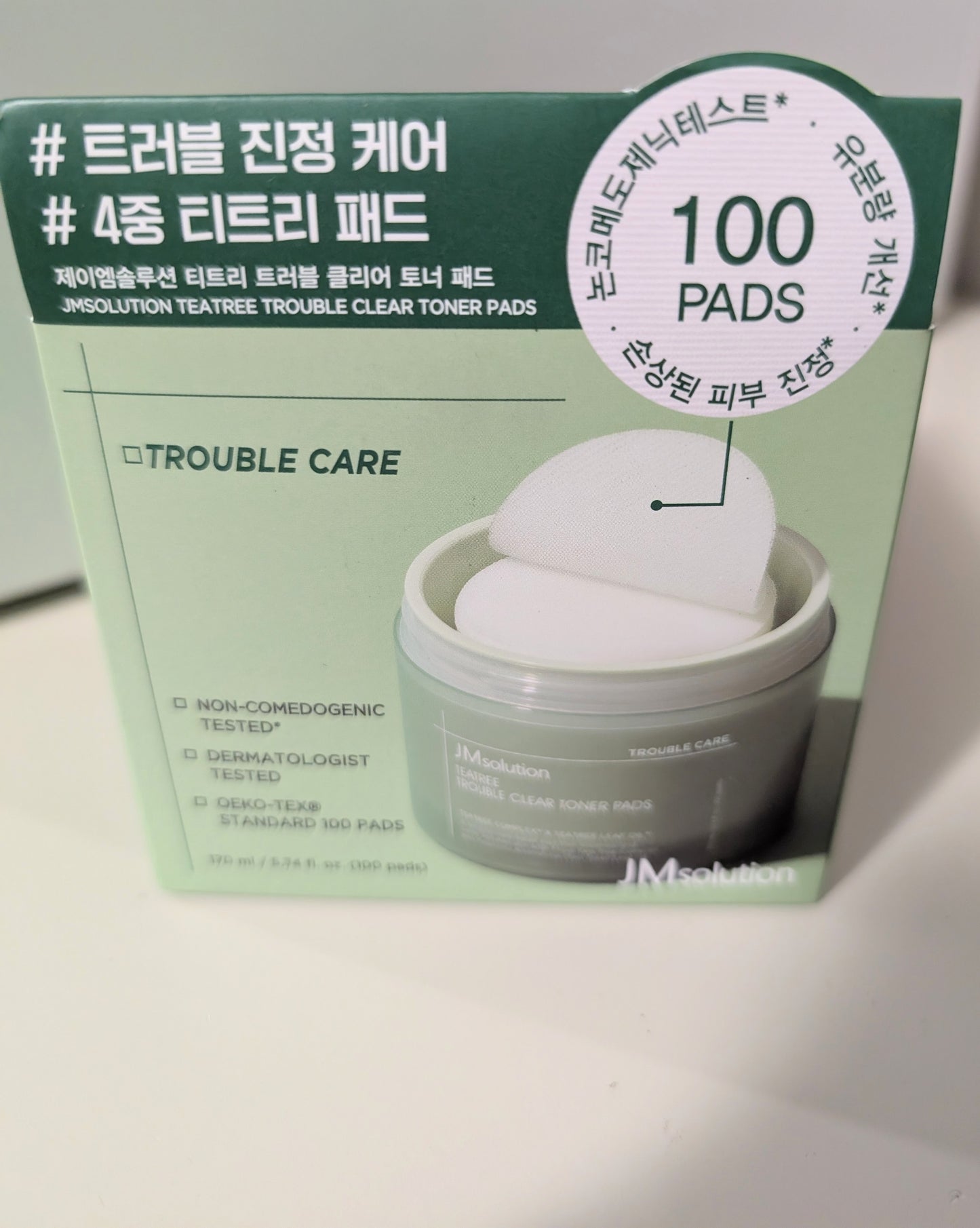 JM Solution TEA TREE TROUBLE CLEAR TONER PADS 100S