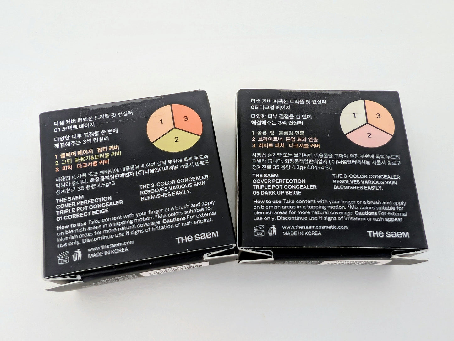 The Saem Cover Perfection Triple Pot Concealer