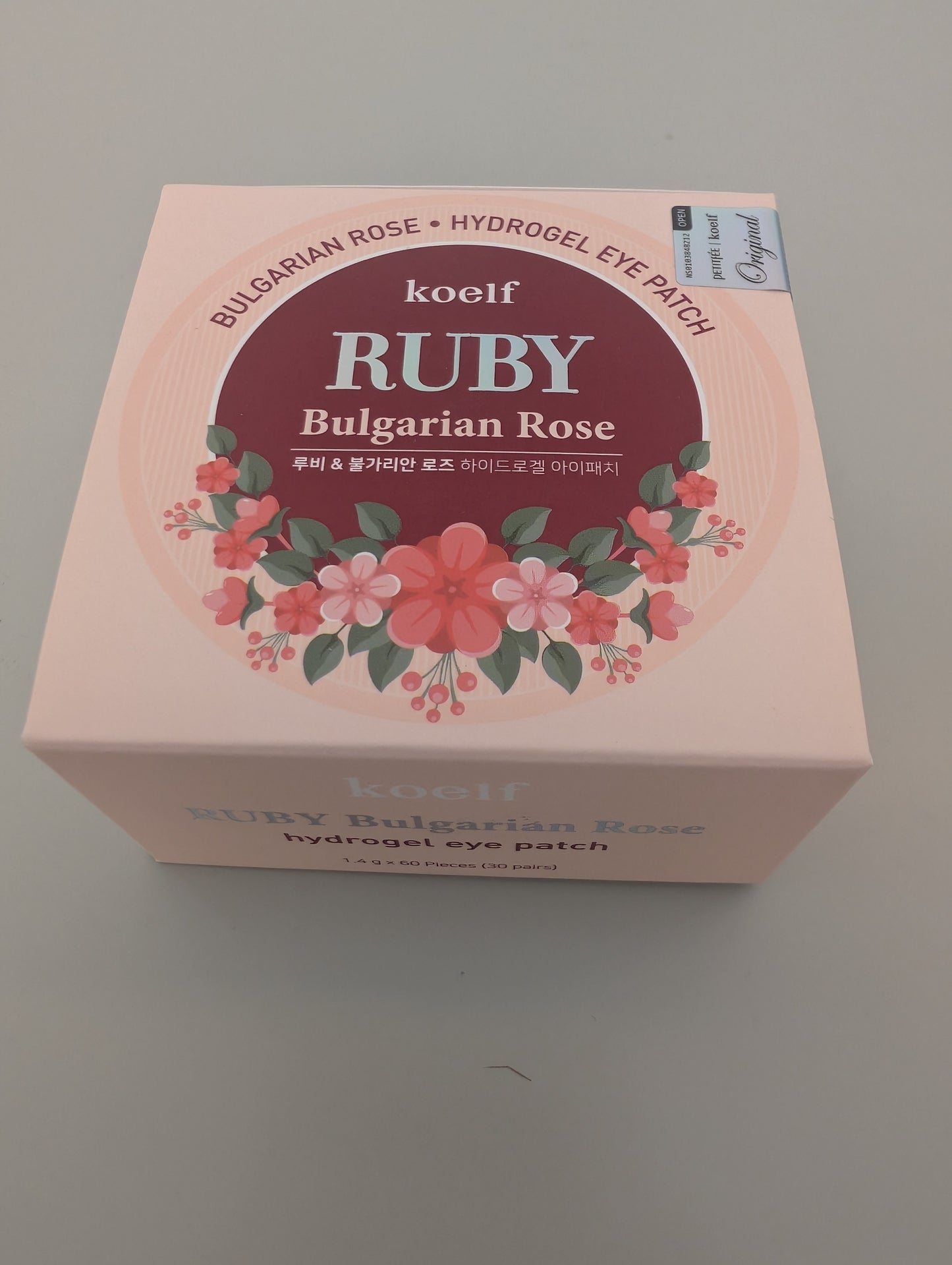 Petitfee Koelf Ruby & Bulgarian Rose Eye Patch 60pcs