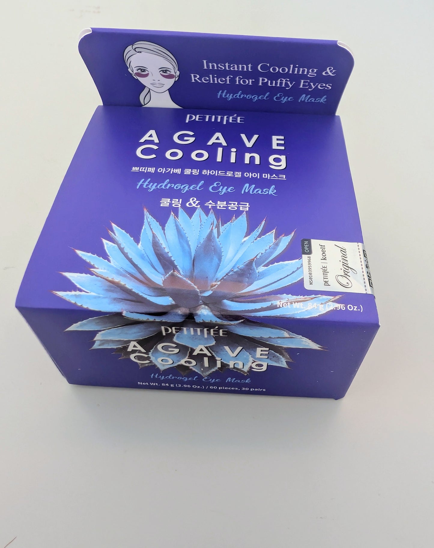 PETITFEE AGAVE Cooling Hydrogel Eye Mask