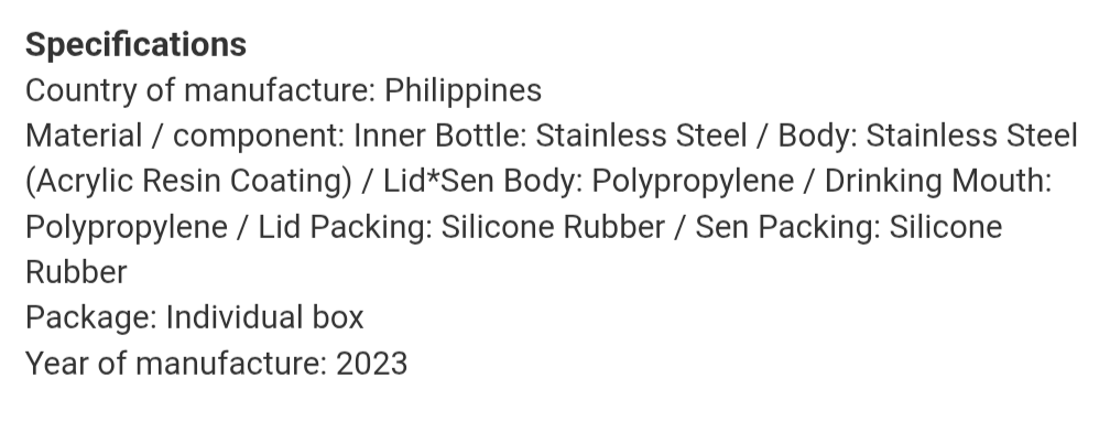 Water Bottle 600ml Light Blue