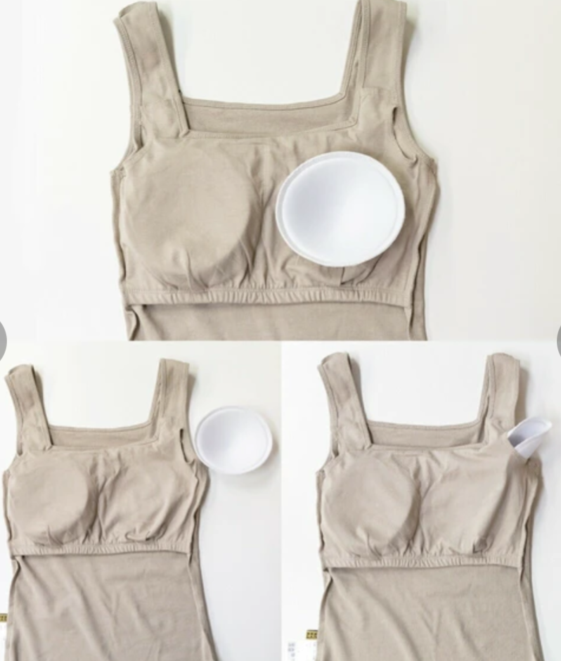 Tank Top Cotton With Cup Japan