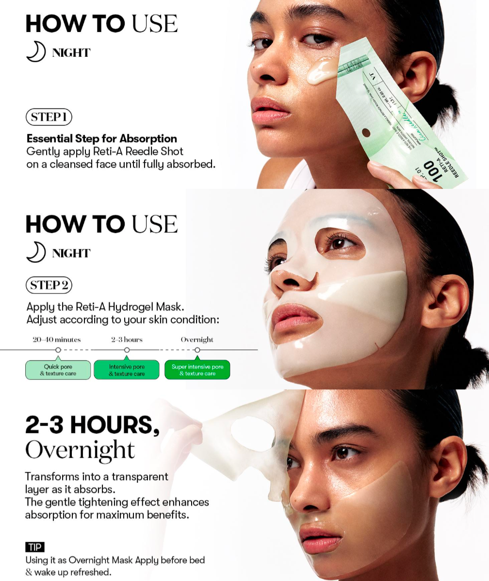 VT REEDLE SHOT 100 2 STEP MASK SET 5pcs Travel Exclusive