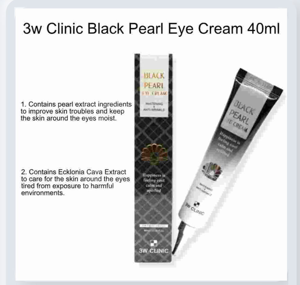Black Pearl Eye Cream-- Whitening & Anti-Wrinkle 40ml Korea