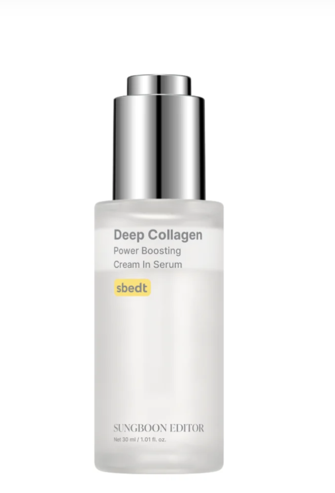 Deep Collegen Power Boosting Cream In Serum Korea