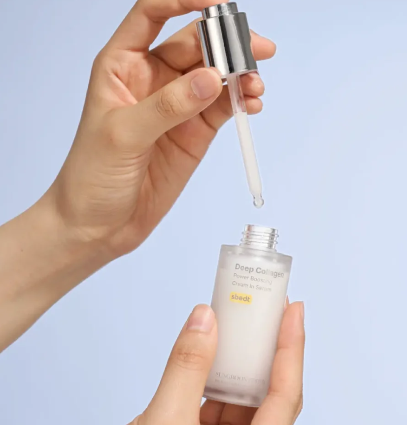 Deep Collegen Power Boosting Cream In Serum Korea