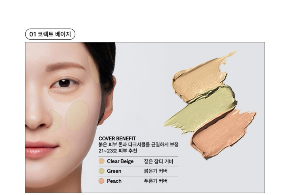 The Saem Cover Perfection Triple Pot Concealer