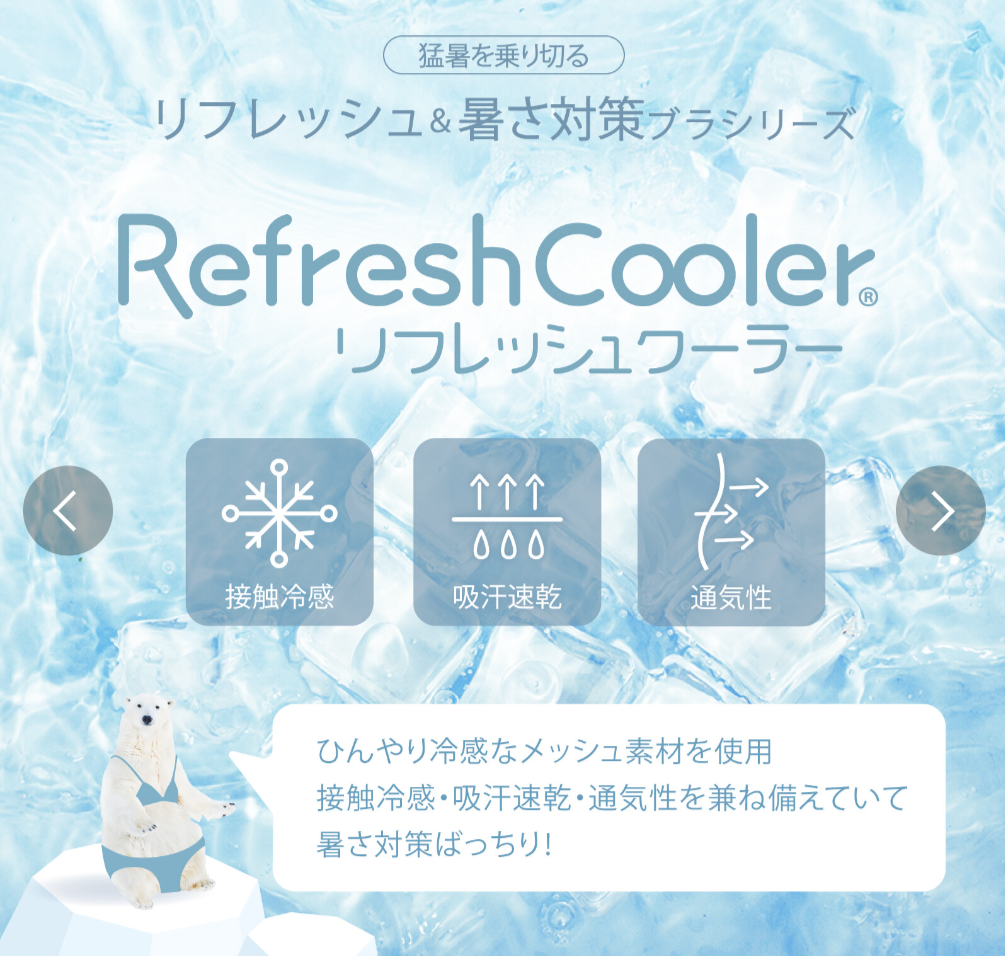 WL Refresh Cooler Bra Japan