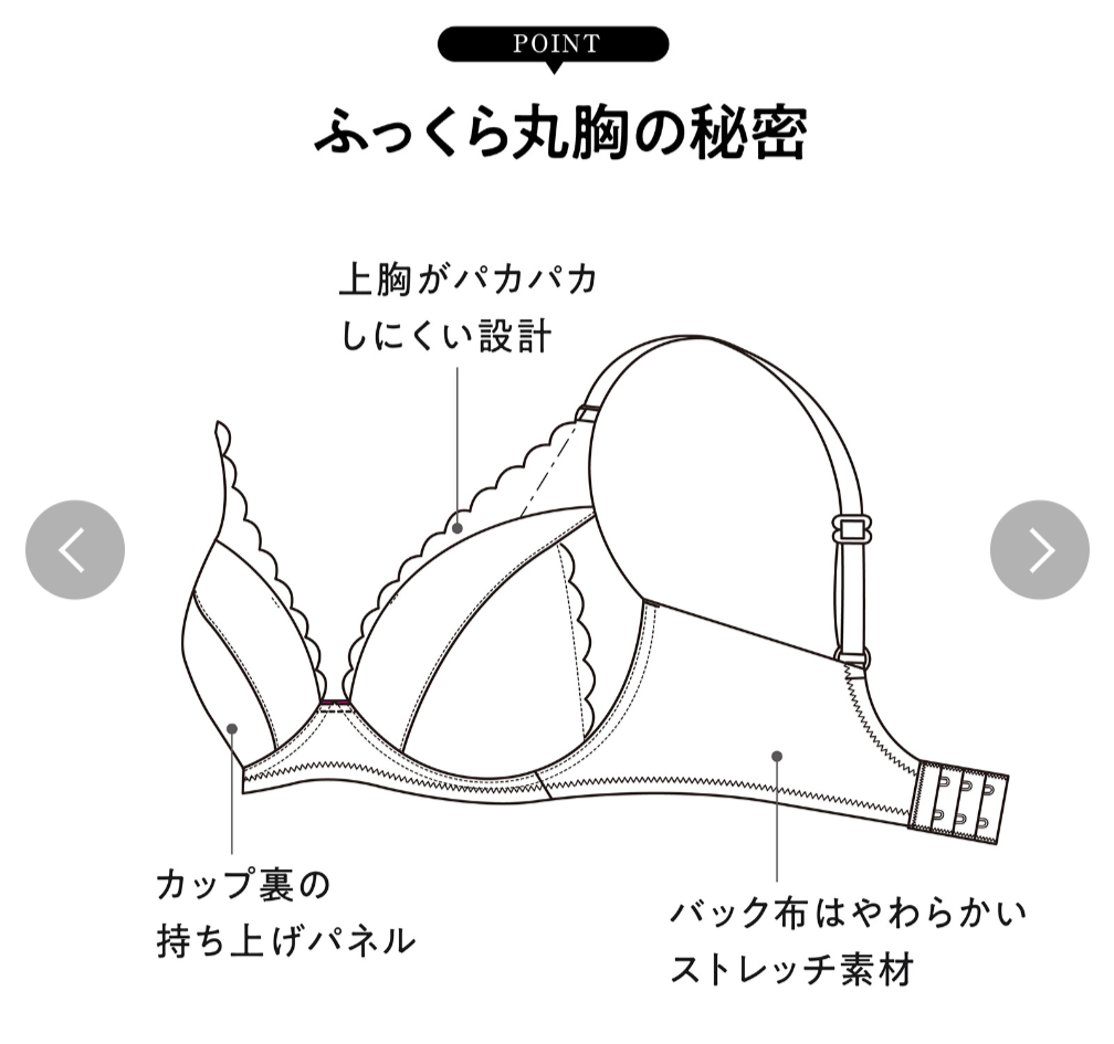 W.L. Wireless Lift up Bra Japan