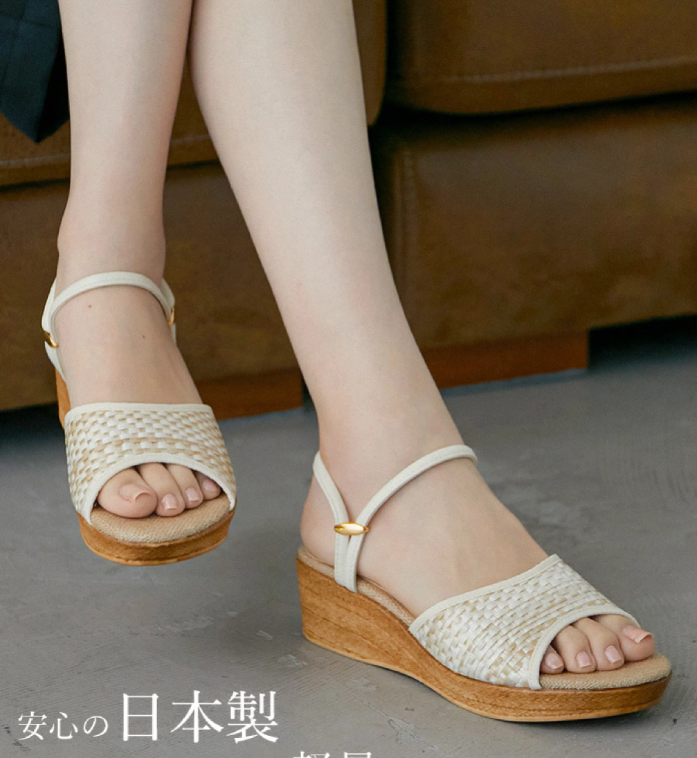 Linen 2-ways shoes Japan