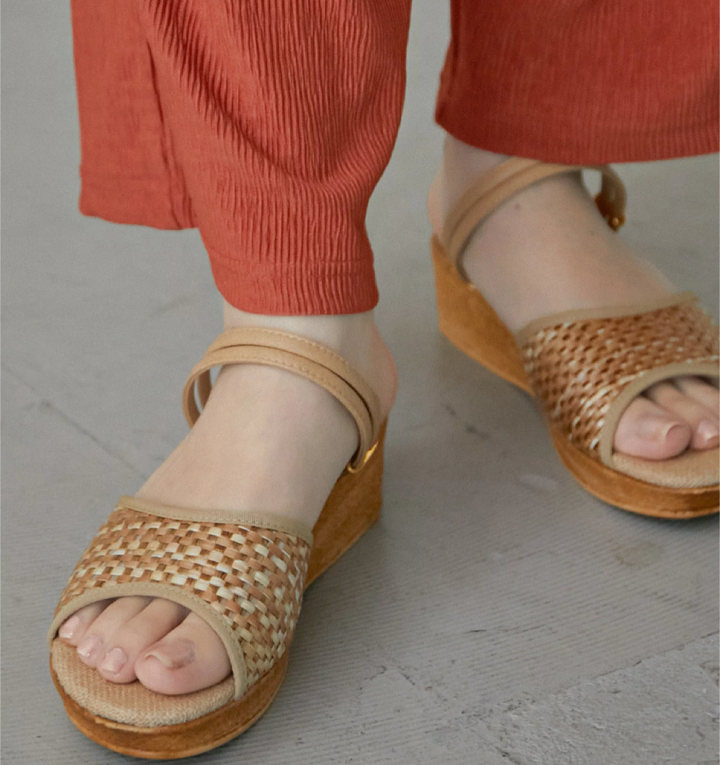 Linen 2-ways shoes Japan