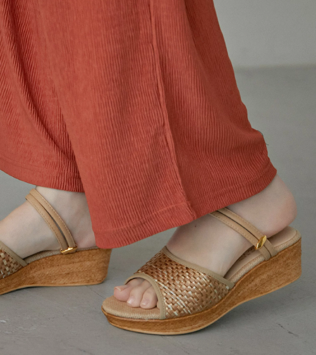 Linen 2-ways shoes Japan