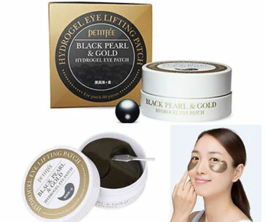 PETITFEE Black Pearl & Gold Hydrogel Eye Patches