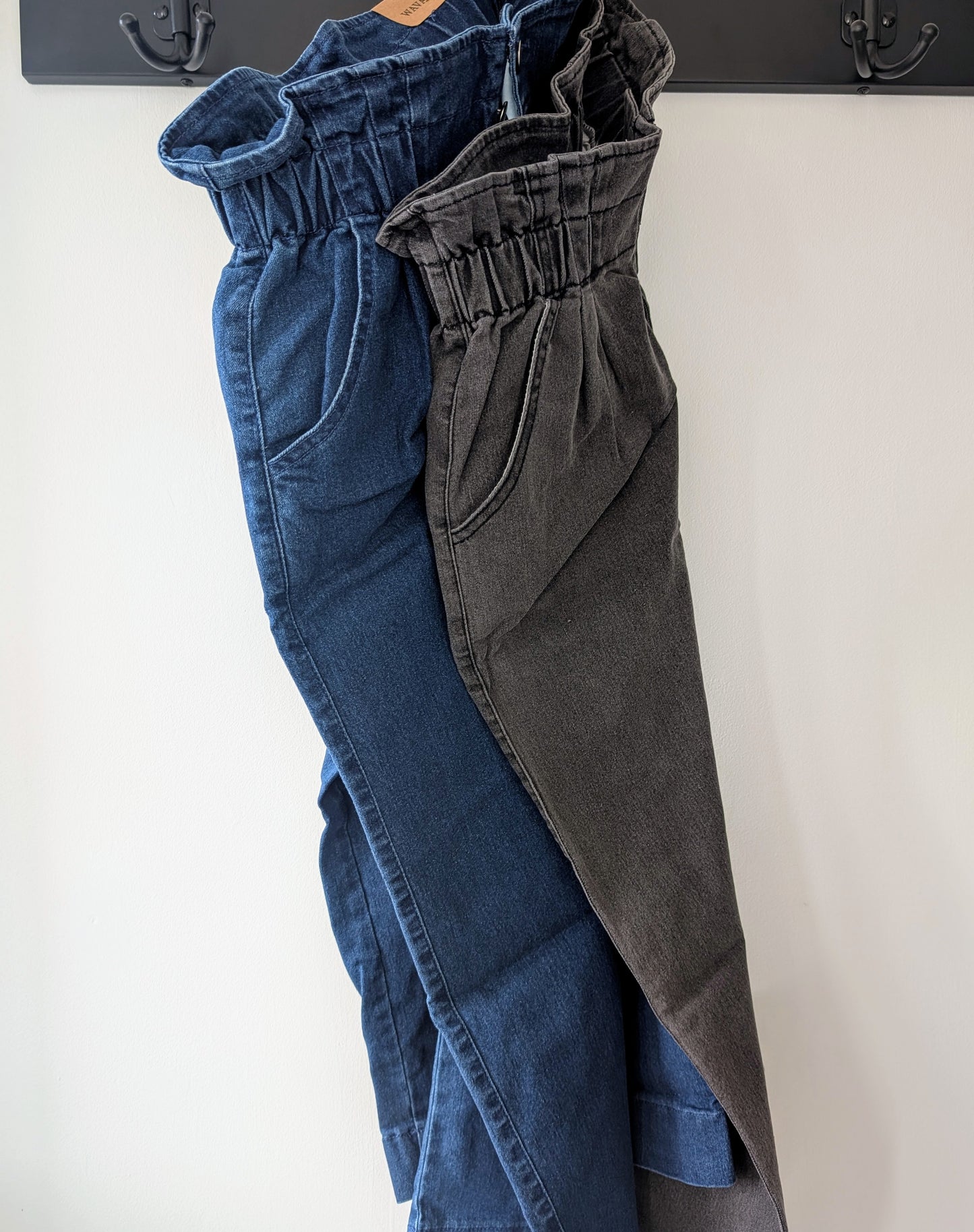 High Waisted Cropped Pants Korea