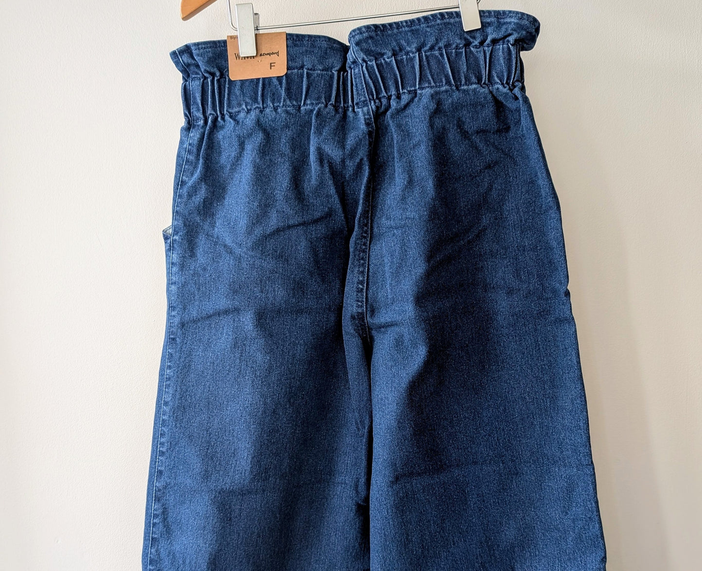 High Waisted Cropped Pants Korea