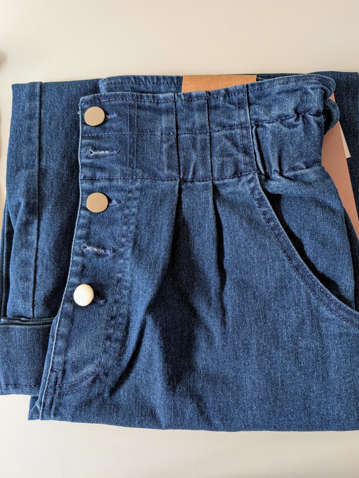 High Waisted Cropped Pants Korea